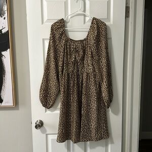 NWOT floral off the shoulder dress